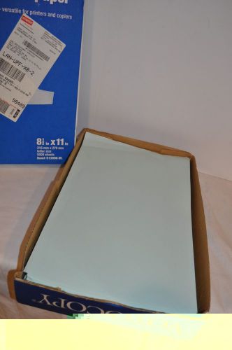 Staples Multipurpose Paper Light Blue Paper 8.5&#034; x 11&#034;