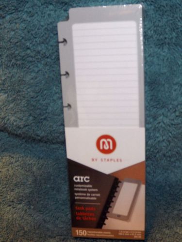 M BY STAPLES ARC CUSTOMIZABLE NOTEBOOK TASK PADS 150 SHEETS