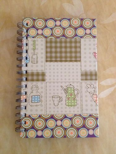 Cute Patterned Spiral Hardcover Composition Notebook 100 Sheets Brand New