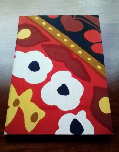 MARIMEKKO Notebook Sketchbook RED from Suomi Finland 6&#034;w x 8.75&#034;h x 1/2&#034; Vintage