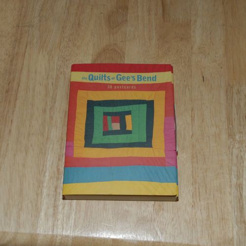 THE QUILTS OF GEE&#039;S BEND 30 POSTCARD SET BRAND NEW $9.95 CHRONICAL BOOKS RARE
