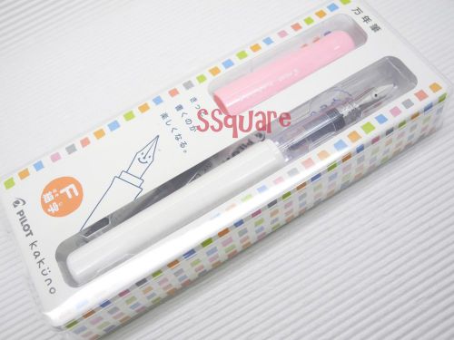 Pilot Kakuno Triangular Shaped Grip Smiling Fountain Pen +7 Ink Cartridges, SPF