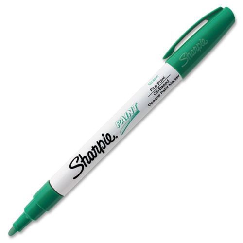 Sharpie oil-based paint marker - fine marker point type - green ink - 1 (35537) for sale
