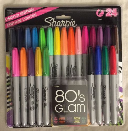 Sharpie Fine-Tip Permanent Marker, 24-Pack Assorted Colors New