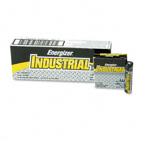 Energizer Industrial Alkaline Batteries, AAA, 24 Batteries/Box, BX - EVEEN92