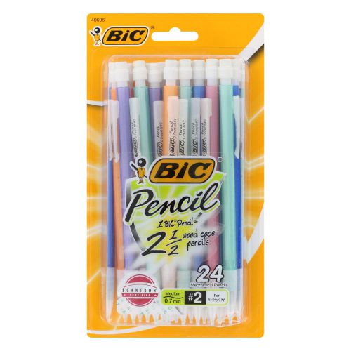 BIC Medium Point 0.7 mm Mechanical Pencils (Pack of 24) Brand New!