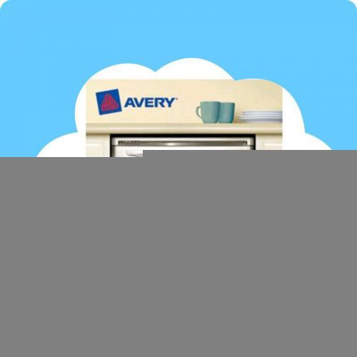 Avery blue peel &amp; stick dry erase assorted decals 254 x 254 mm 2/pack - 13105 for sale