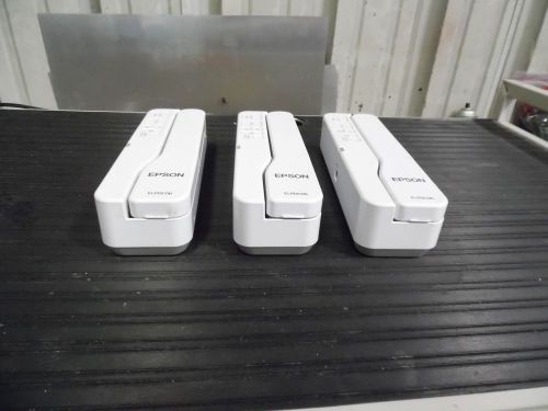 Lot of 3 EPSON ELPDC-06, ELPDC06, USB DOCUMENT CAMERA VIEWER PROJECTOR