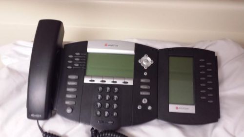 Polycom soundpoint ip650 phone with expansion module for sale