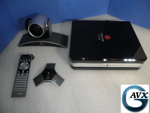 Polycom hdx 7000 mp +90day warranty, shelf-mnt, complete video conference system for sale