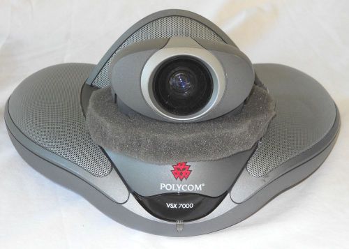 Polycom VSX 7000s TESTED &amp; COMPLETE, Sub, Mic, Remote, Cables - 7000 w/VGA out
