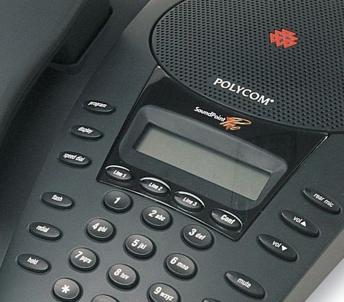 Polycom soundpoint pro desktop audio conferencing speaker phone for sale