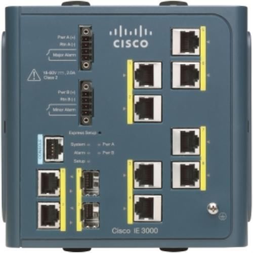 Cisco systems ie-3000-8tc-rf ie 3000 switch 8port perp 10/100+ 2t (ie30008tcrf) for sale