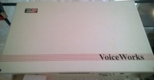 ESI  VOICEWORKS 4 PORT VOICEMAIL SYSTEM DSU INTEGRATION BOARDS COMDIAL**********