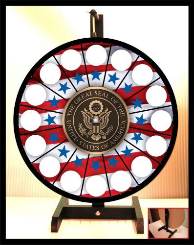Prize Wheel 18&#034; Spinning Tabletop Portable Americana II