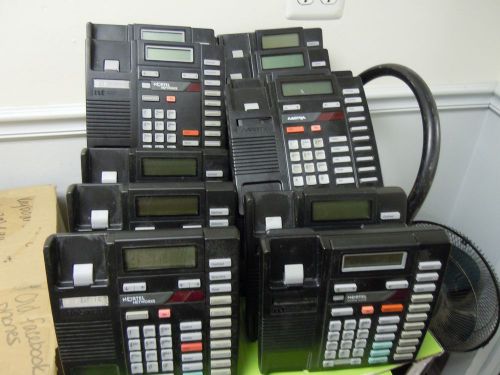 LOT of 19 NORTEL/AASTRA OFFICE PHONES Black