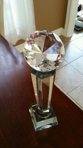Glass Statue Award no personalization ready for gifting