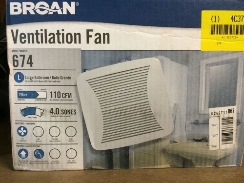 Broan ventilation fan (model 674) for sale