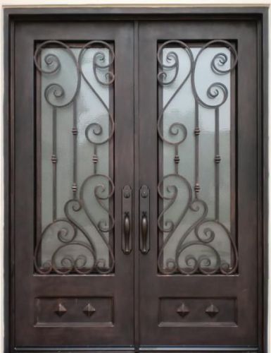 wrought iron doors 62&#034; x 81&#034;  custom sizing available