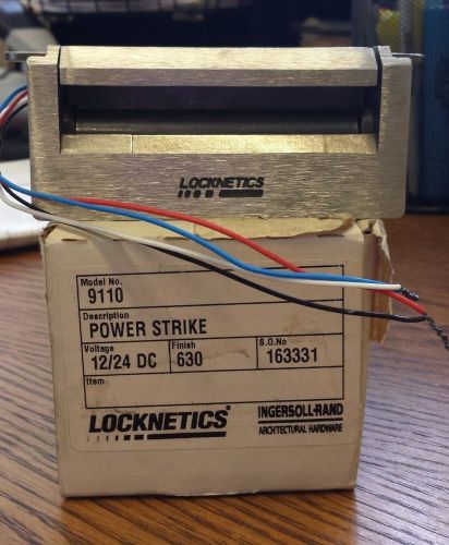 Locknetics 9110 power strike 12/24vdc 630 - satin stainless steel for sale