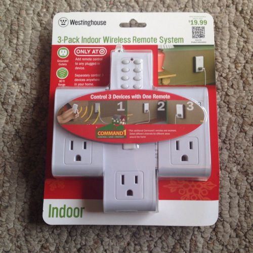 Westinghouse 3-Outlet Wireless Remote System  Indoor Sealed  jz