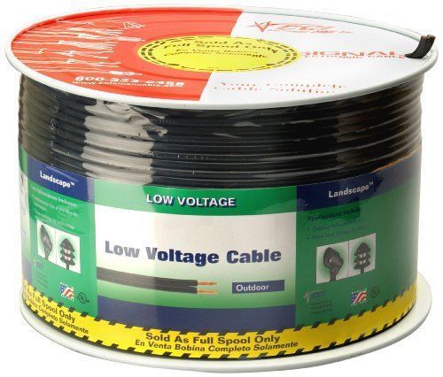 Coleman cable 552690408 12/2 low voltage lighting cable  250-feet for sale