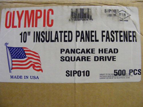 10&#034; long Panel Fasteners  screws Made in USA Olympic  square drive