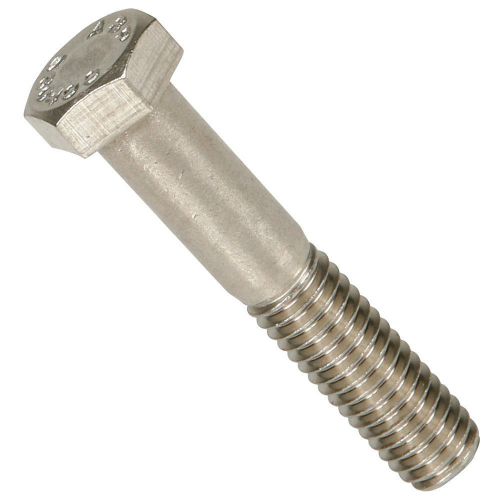 Stainless steel hex cap screw bolt full thread 1/2-13 x 1 250 pcs for sale