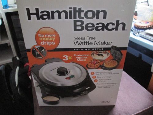 Mess Free Waffle Baker 26042 new in sealed box