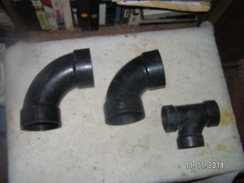 Plumbing and drain fittings, 3 misc fittings... for sale