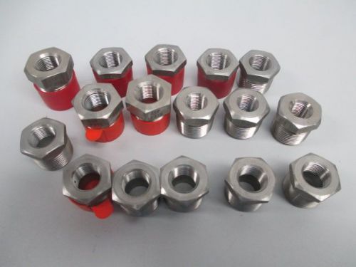 LOT 17 NEW ASP F316 F304 ASSORTED THREADED STAINLESS STEEL UNION D241143