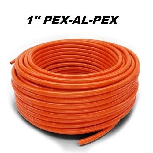 1&#034; x 200ft pex-al-pex tubing oxygen barrier orange 200ft radiant floor heat for sale