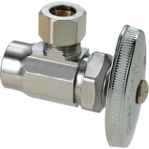 Angle valve 1/2&#034; sweat x 3/8 comp r19x c brasscraft water supply line valves for sale