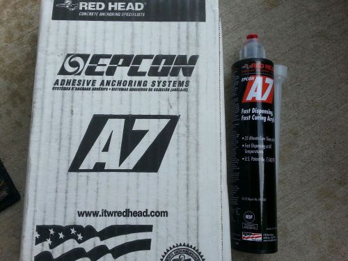 Lot of 6 Red Head Acrylic Anchoring Adhesive 9.3 Fluid Oz. A7-10