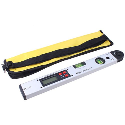 New Stainless LCD Digital Angle Finder Meter Electronic Protractor Spirit Level