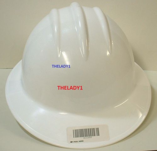 Bullard c33 classic full brim hard hat/6 point ratchet suspension - white 33whr for sale