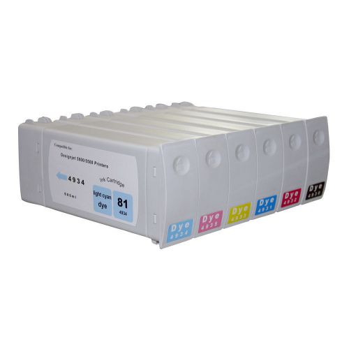Dye Ink Cartridge Compatible with HP DesignJet 5100 * 6pcs