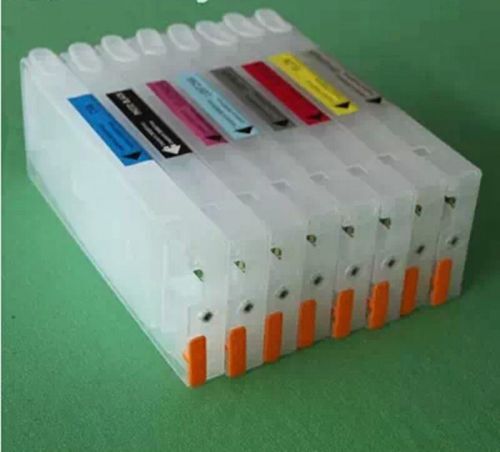Refill cartridges for epson 7800 9800 7880 9880 350ml*8pcs with chip reseter for sale