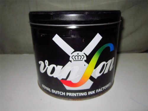 New 5 lb can van son rubber base ink pantone 217 - vanson 5 pound can for sale
