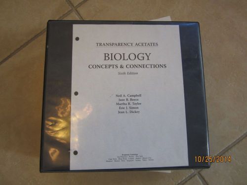 Biology: Concepts and Connections, Sixth Edition Transparency Acetates 1000