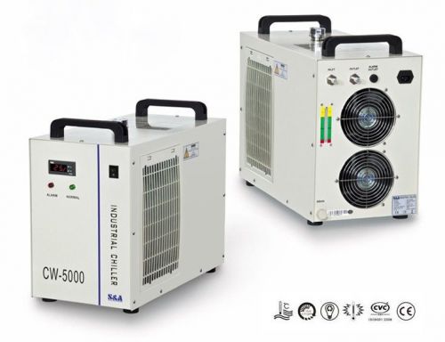 Cw-5000dk industrial water bath chiller for single 5kw spindle ce certificate for sale