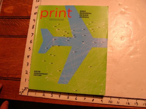 Vintage Magazine: PRINT 2005 Regional Design Annual Graphic Design, Illustration