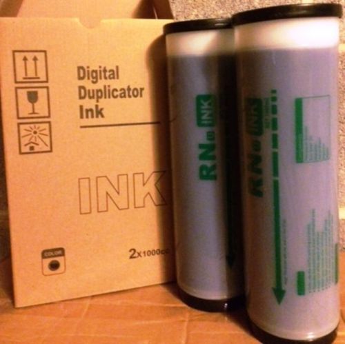 2 Riso Compatible S-4206 BLUE ink for RN2000,2080,2100,2130,2150,2180,2530,2550