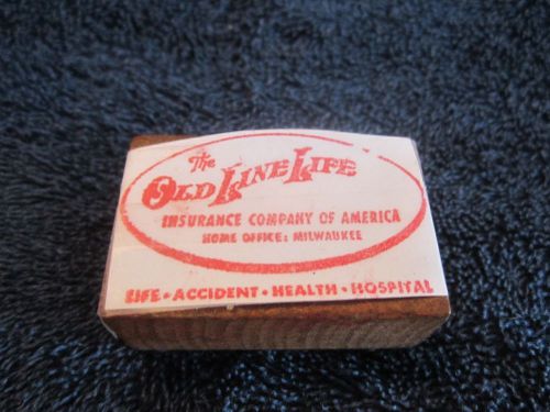 Vintage Lithograph Printing Press Block