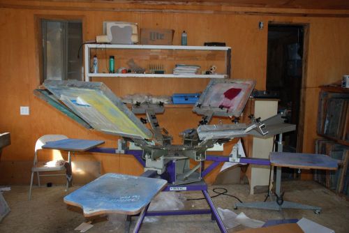 screen printing equipment 6/4- silk screening printer dryer press flash- Florida