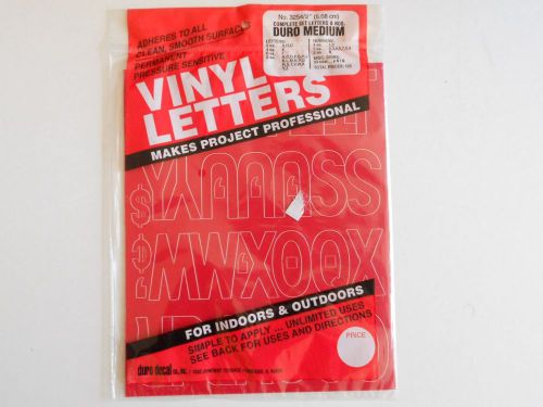 2&#034; Red Vinyl Letters Duro Medium by Duro for Indoor &amp; Outdoor Use