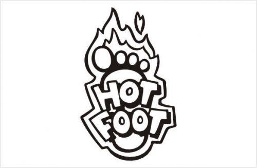 2X Hot Foot Car Vinyl Sticker Decal Truck Bumper LaptopGift Fine Art Cafe-98