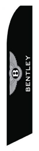 Bentley super swooper sign flag feather flutter black banner /pole /spike bx for sale