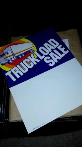 Truckload sale Signs - 25 pack