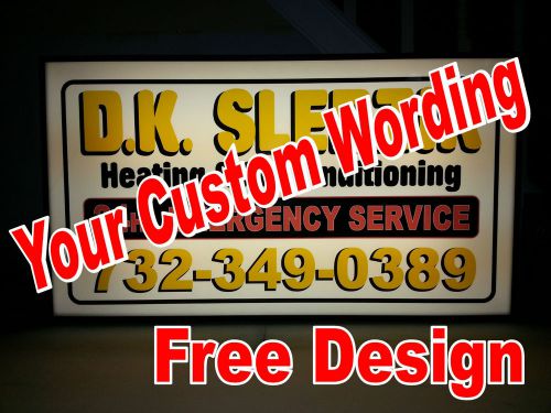 Business window led sign - 20&#034;x36&#034; your custom wording - free design - bright! for sale